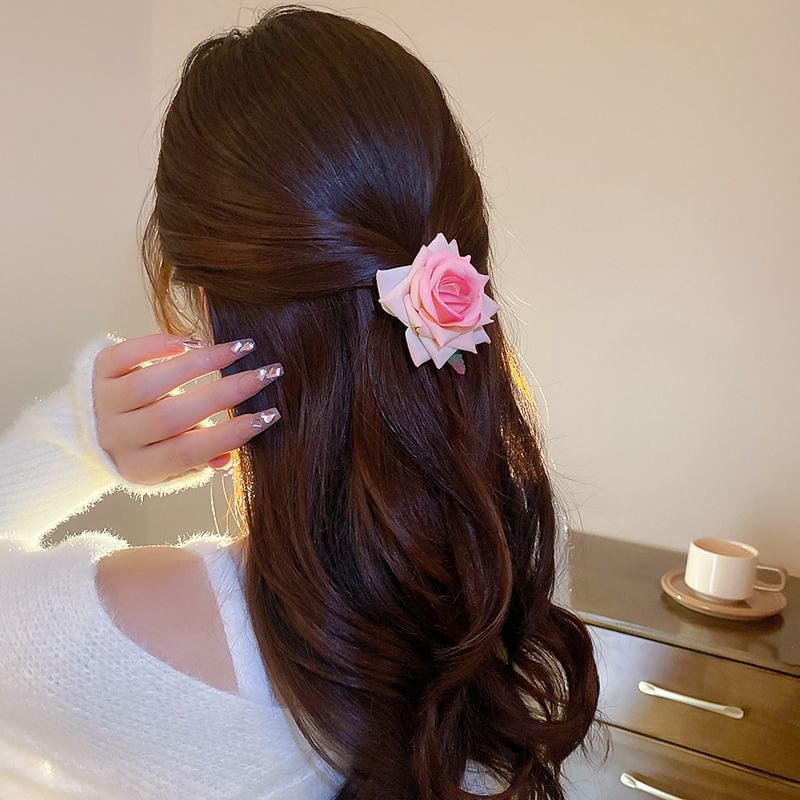 Rose Hair Clip