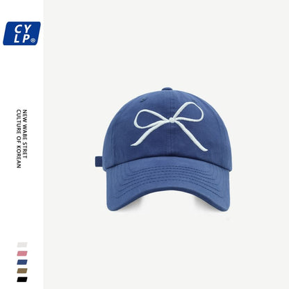 Bow Baseball Embroidered Cap