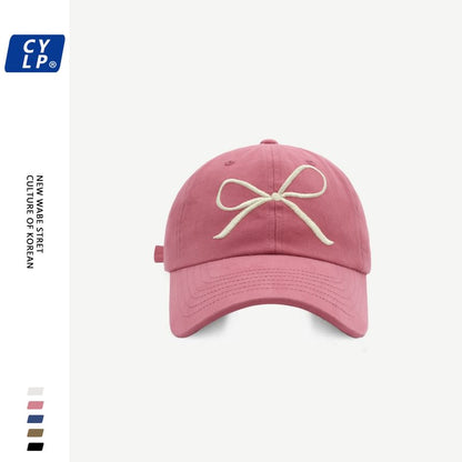 Bow Baseball Embroidered Cap