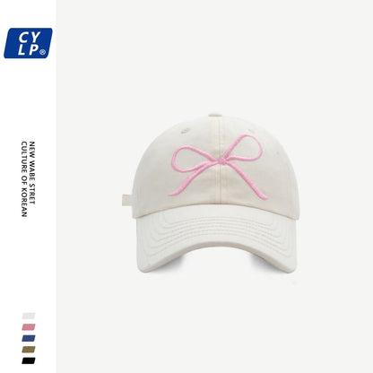 Bow Baseball Embroidered Cap