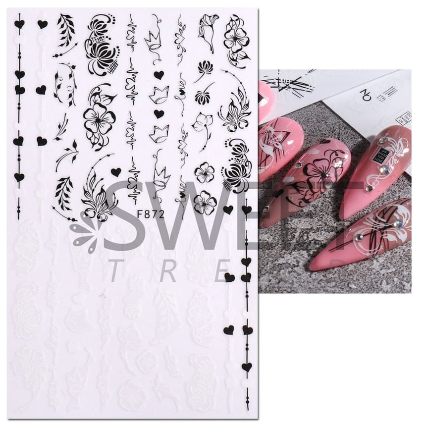 Print Nail Art Sticker