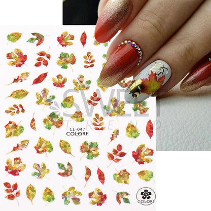 Leaf Nail Art Sticker