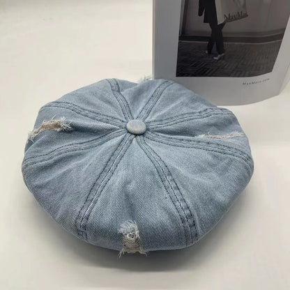 Beret Denim Distressed