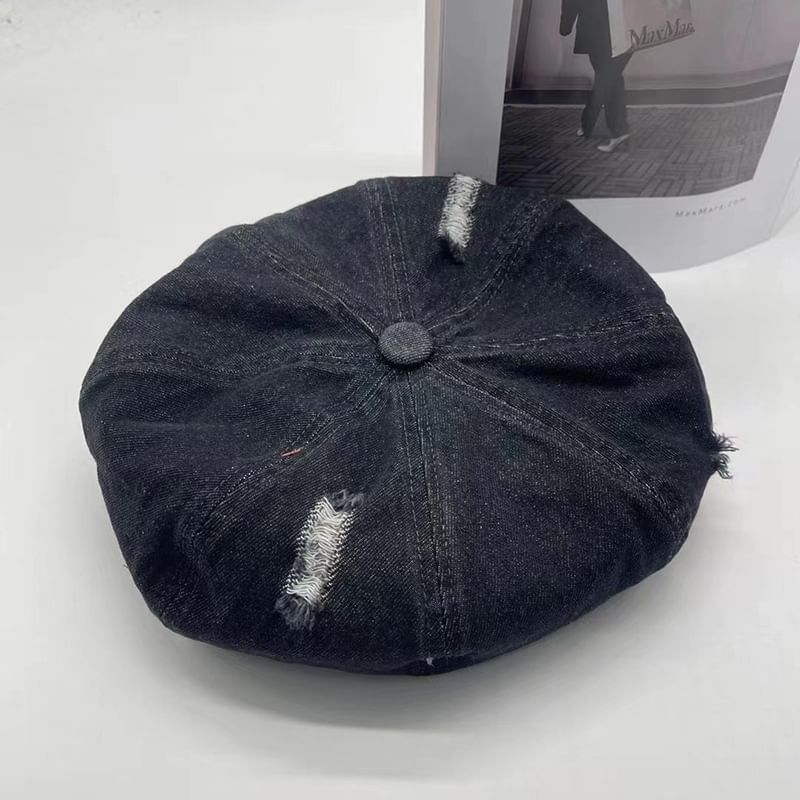 Beret Denim Distressed