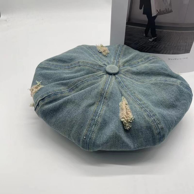 Beret Denim Distressed
