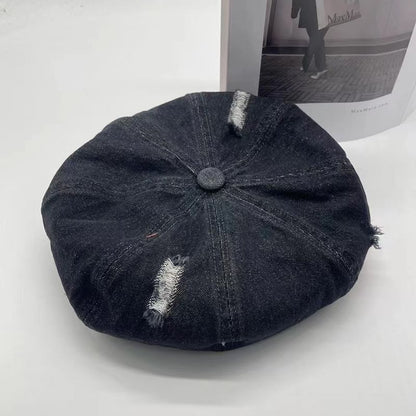 Beret Denim Distressed