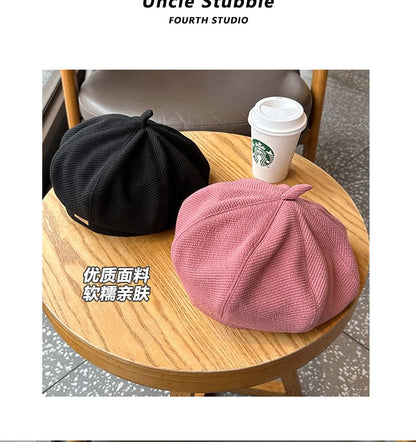 Plain Applique Beret