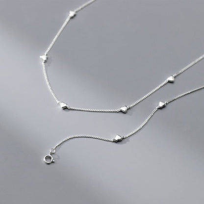 Heart Sterling Silver Necklace