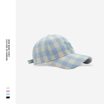 Bow Embroidered Baseball Cap