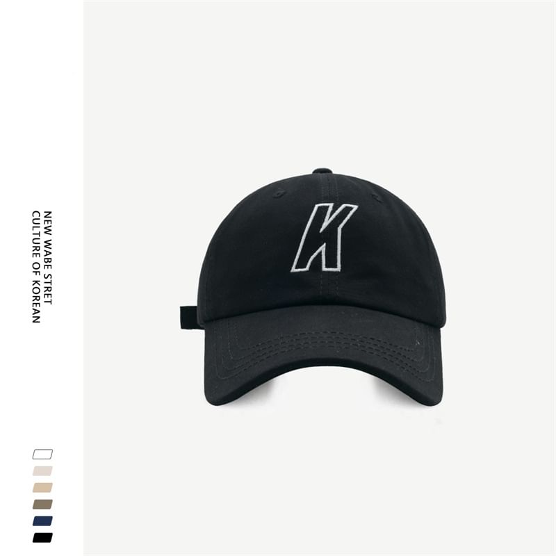 Baseball Embroidered Letter Cap