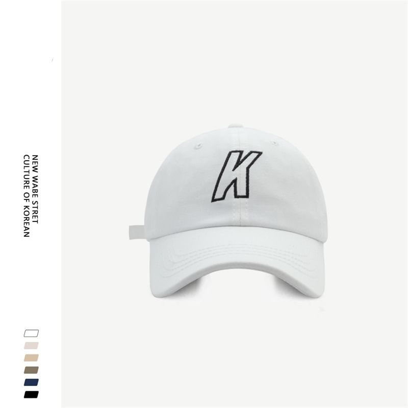 Baseball Embroidered Letter Cap
