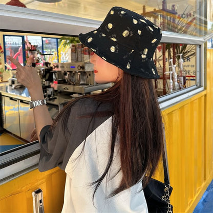 Hat Durian Print Bucket