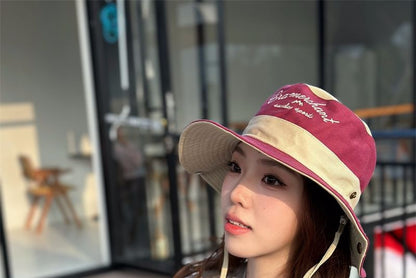 Letter Hat Embroidered Boonie