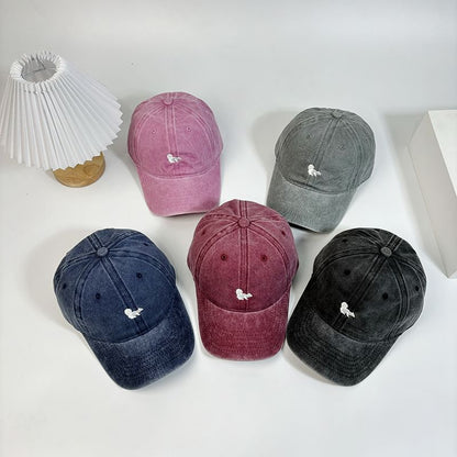 Embroidered Cap Baseball Squirrel