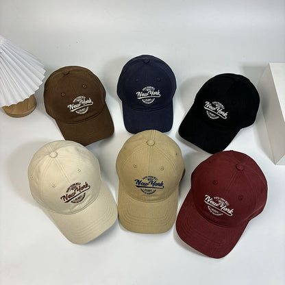 Letter Cap Baseball Embroidered
