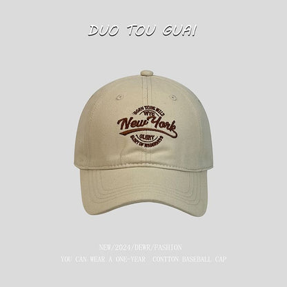 Letter Cap Baseball Embroidered