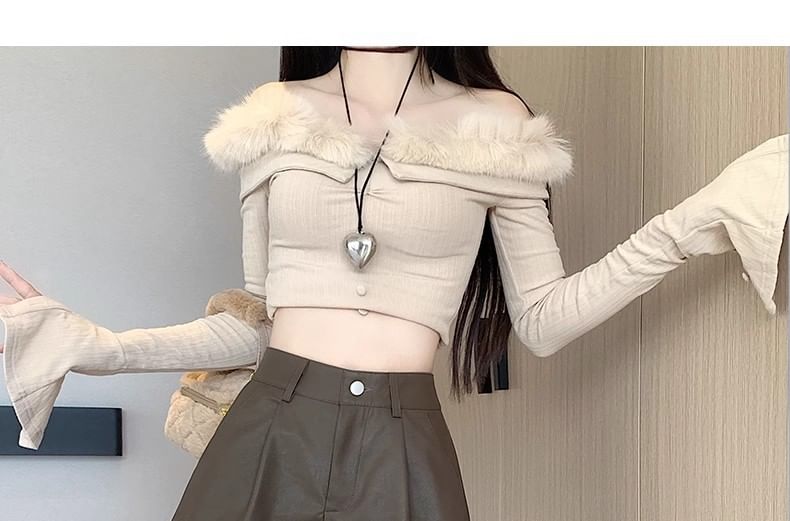 High Waist Plain Faux Leather Shorts