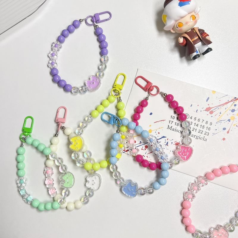 Phone Bead Rabbit Strap