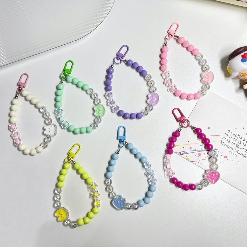 Phone Bead Rabbit Strap