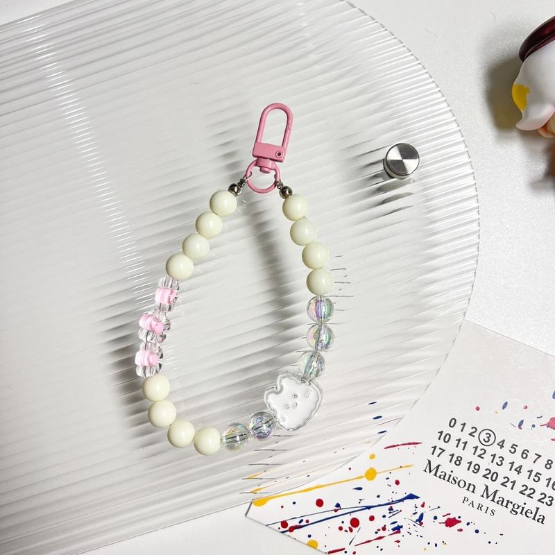 Phone Bead Rabbit Strap