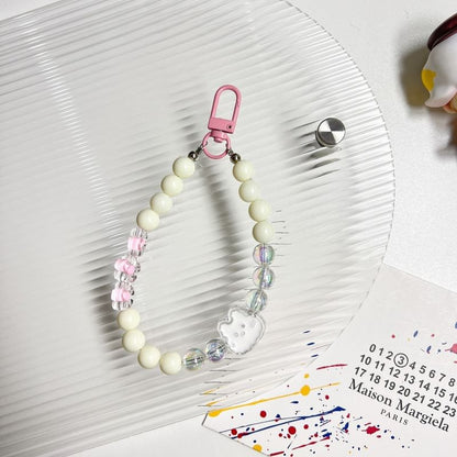 Phone Bead Rabbit Strap
