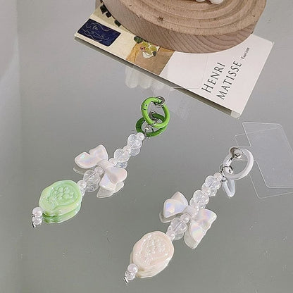 Bow Resin Phone Charm with Lanyard Pad