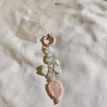 Bow Resin Phone Charm with Lanyard Pad
