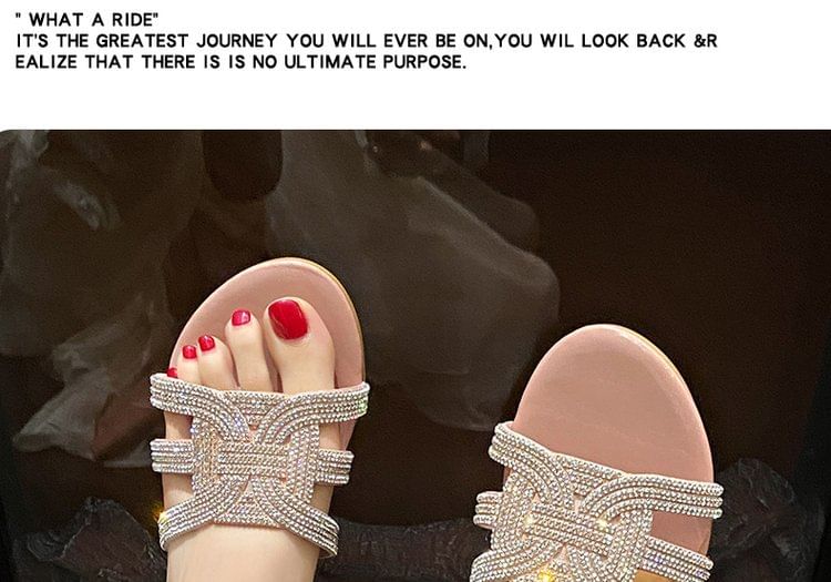 Rhinestone Sandals