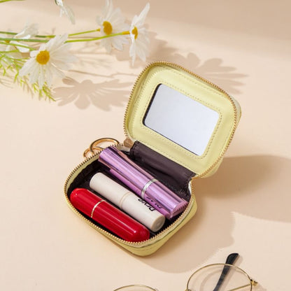 Quilted Mini Makeup Pouch