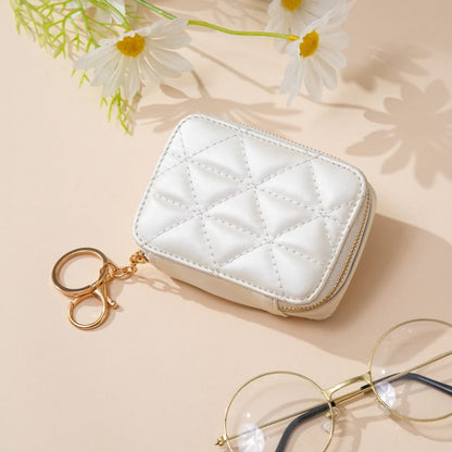 Quilted Mini Makeup Pouch