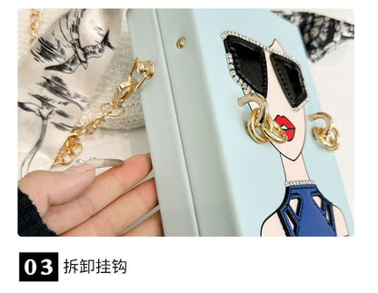 Face Print Crossbody Bag