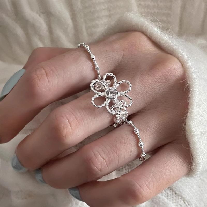 Knot Alloy Open Ring