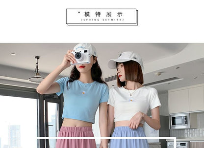 Elastic Waist Plain Straight Leg Pants (Various Designs)