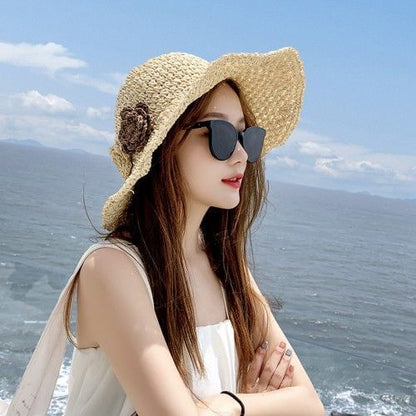 Flower Straw Sun Hat