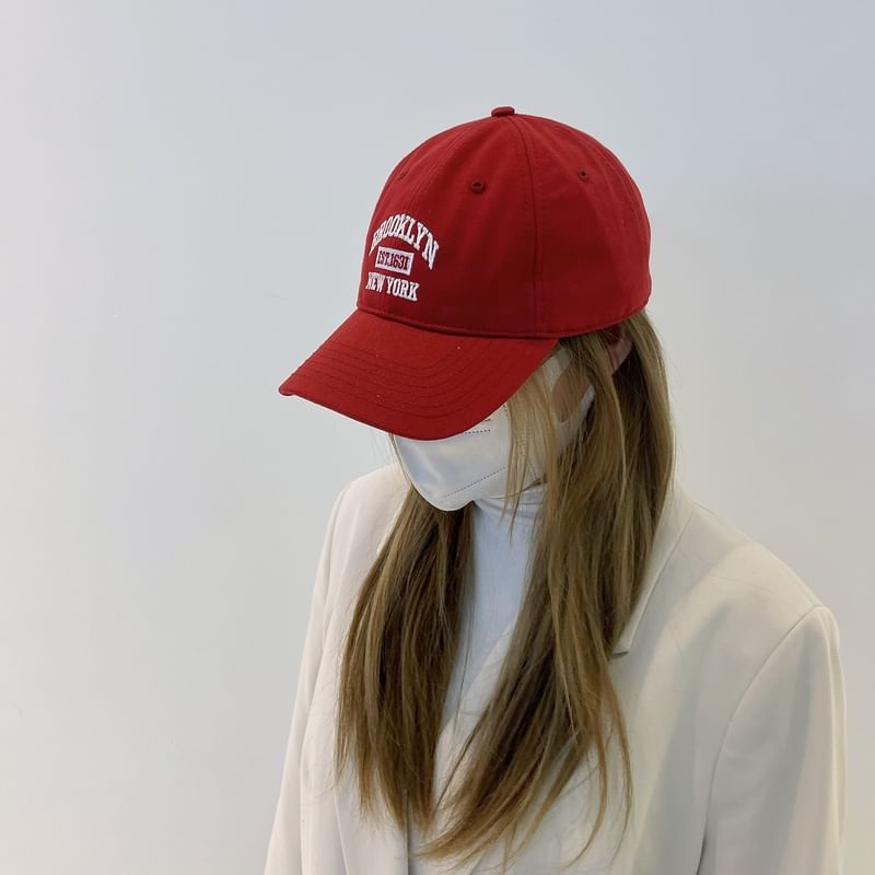 Cap Lettering Embroidered