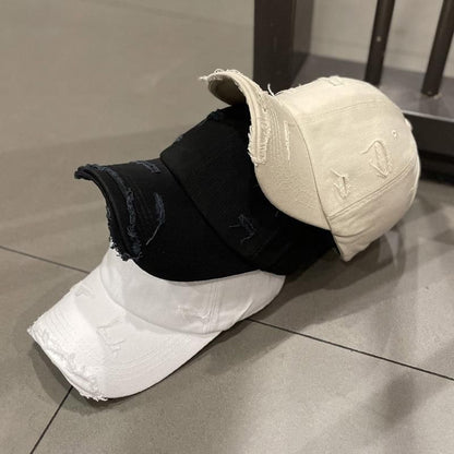 Distressed Plain Cap
