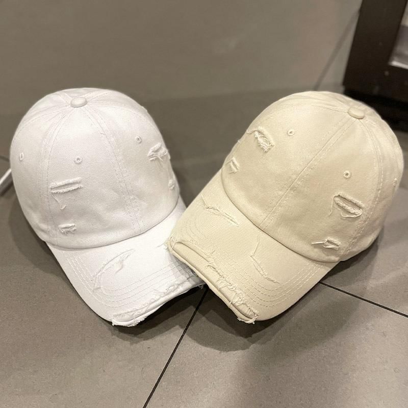 Distressed Plain Cap