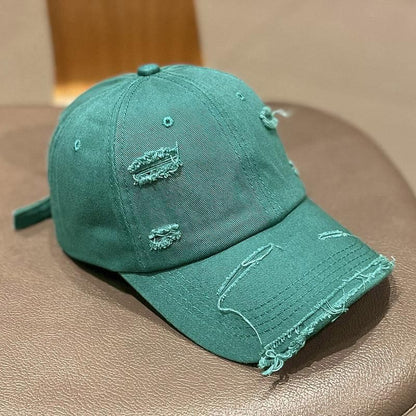 Distressed Plain Cap
