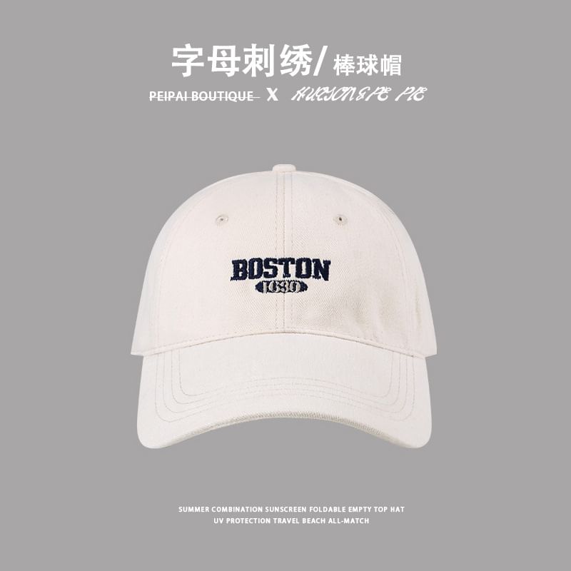 Embroidered Lettering Cap