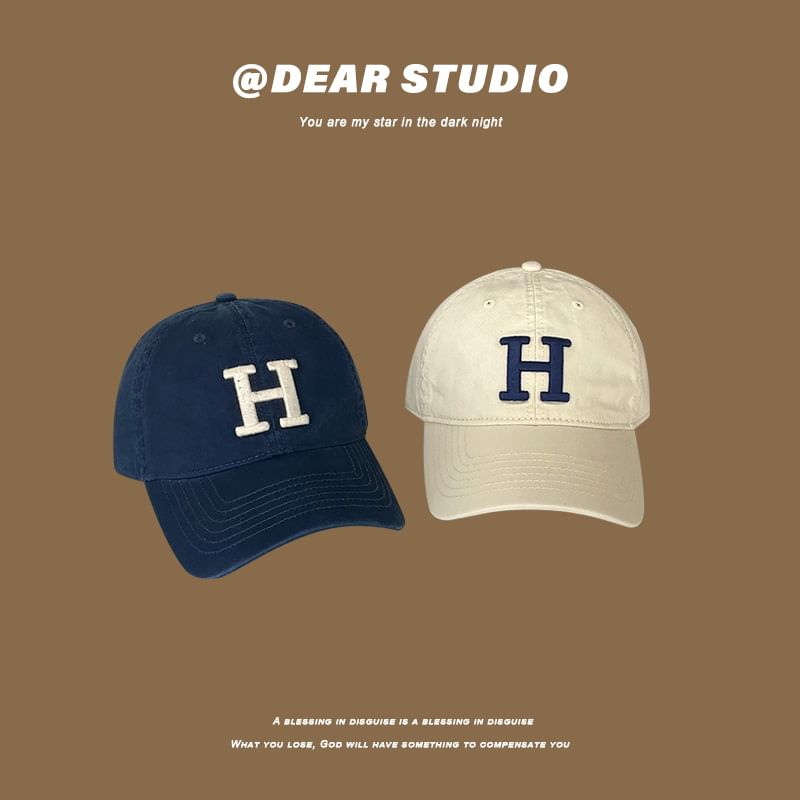 Lettering Cap Embroidered