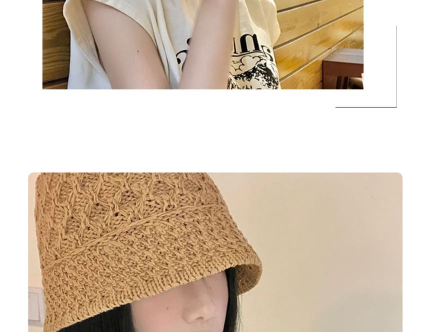 Plain Woven Cloche Hat