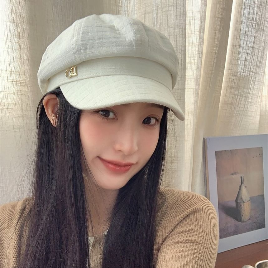 Newsboy Cap Rhinestone Plain Accent