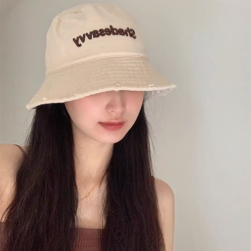 Lettering Hat Bucket