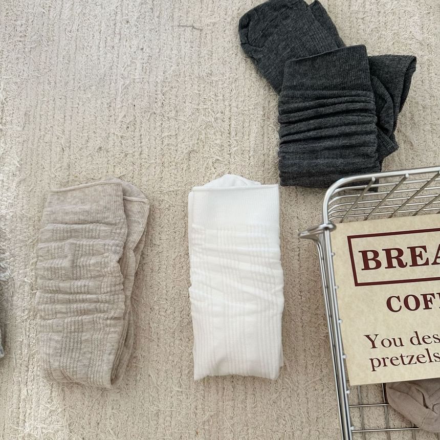 Plain Crew Socks