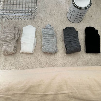 Plain Crew Socks