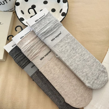 Plain Crew Socks