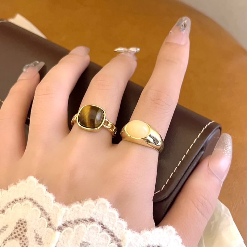 Gemstone Open Ring / Set