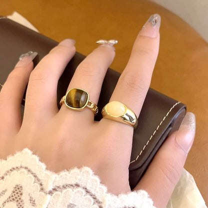 Gemstone Open Ring / Set