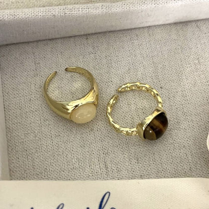 Gemstone Open Ring / Set