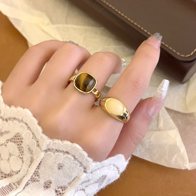 Gemstone Open Ring / Set